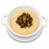 Hummus With Mushrooms And Fried Onions (1/2 LB.)