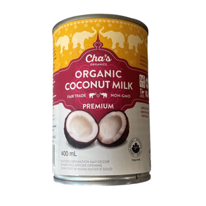 Lait de coco biologique de qualité supérieure Cha's (400ML)