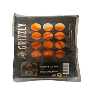 Grizzly Smoked & Sliced BBQ Tennessee Salmon (100G)