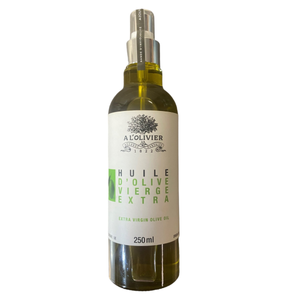 A L'Olivier Huile d'olive vierge extra - Bouteille vaporisateur (250ML)