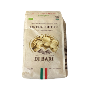 Orecchiette de blé dur italien biologique Di Bari (500G)