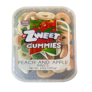 Zweet Gummies Peach And Apple Rings (280G)