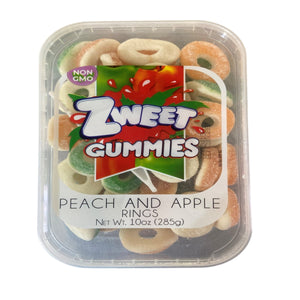 Zweet Gummies Peach And Apple Rings (280G)