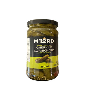 M'Lord Sweet & Sour Gherkins (250ML)
