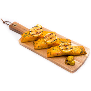 Baked Lemon Garlic Salmon 6 Oz. (1 Piece) - La Marguerite