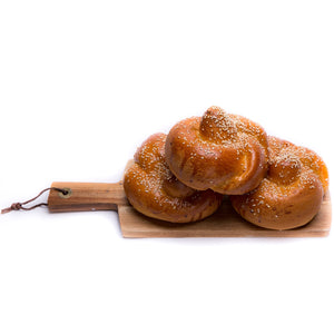 Rouleaux de challah (6 pièces) - La Marguerite