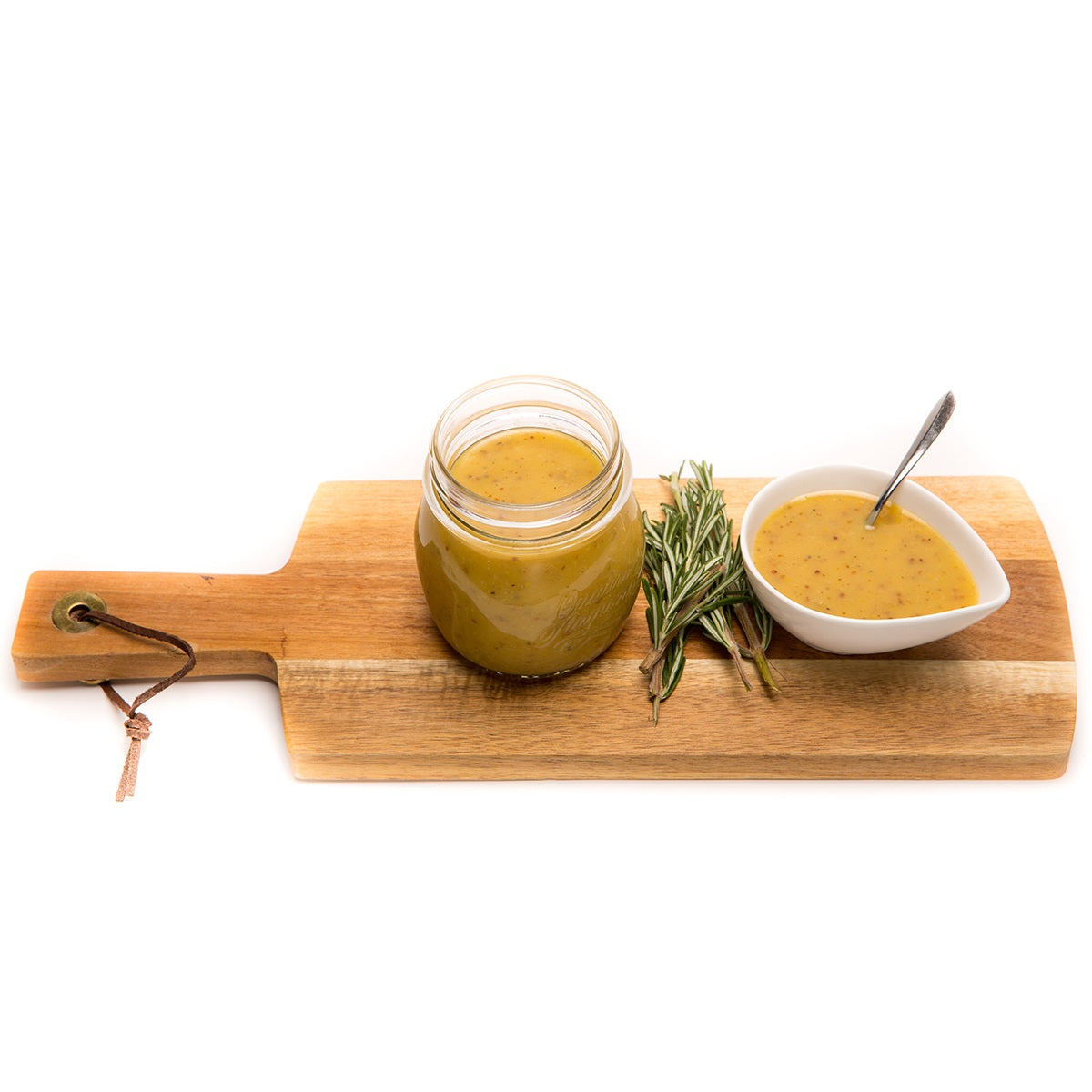 Vinaigrette au miel et à la moutarde (pot de verre de 12 oz) - La  Marguerite Traiteur