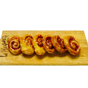 raspberry danish 6 piece la marguerite