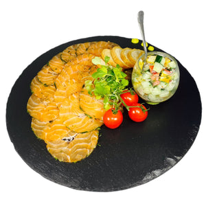 Salmon Carpaccio Platter About 2-4 Portions La Marguerite